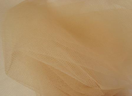 Dress Netting Beige 10 Mtrs - Click Image to Close
